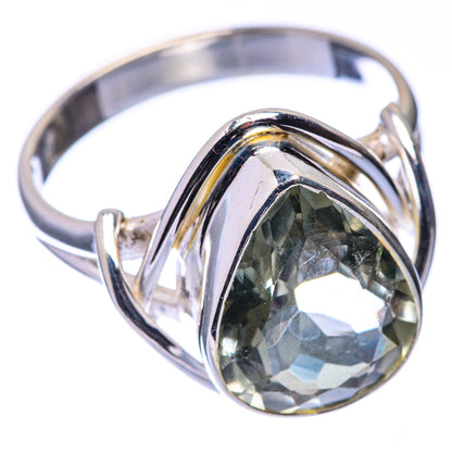 Green Amethyst Ring Size 10 (925 Sterling Silver) R141132