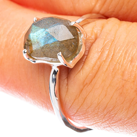 Value Labradorite Ring Size 8 (925 Sterling Silver) R7556