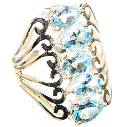 Blue Topaz Ring Size 7.5 (925 Sterling Silver) RING138791