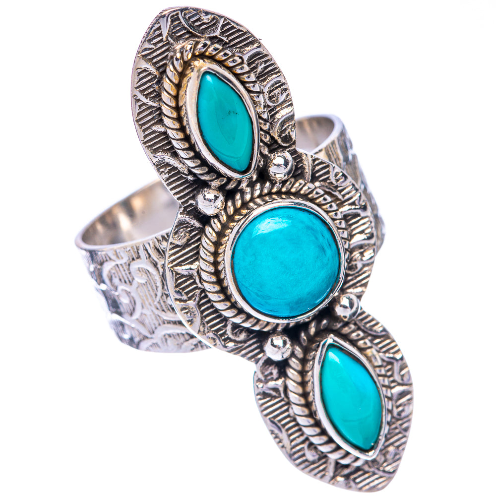Large Sleeping Beauty Turquoise Ring Size 9 (925 Sterling Silver) R144951
