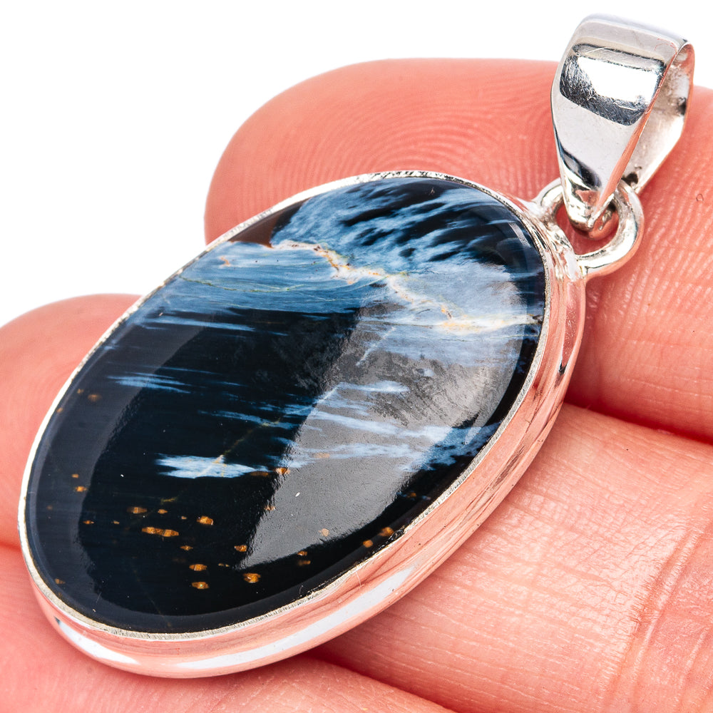Pietersite Pendant 1 5/8" (925 Sterling Silver) P41317