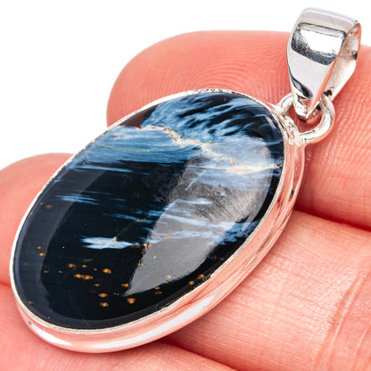 Pietersite Pendant 1 5/8" (925 Sterling Silver) P41317