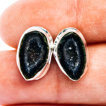 Tabasco Geode Earrings 5/8" (.925 Sterling Silver)