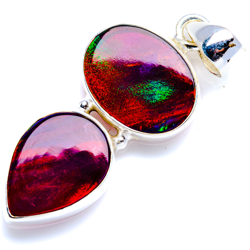 Aura Opal Pendant 1 5/8" (925 Sterling Silver) PD38228