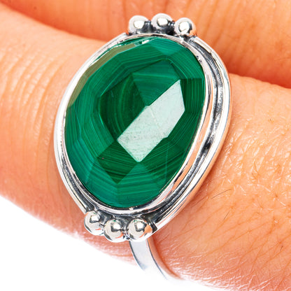 Premium Malachite 925 Sterling Silver Ring Size 8.75 Ana Co R3626