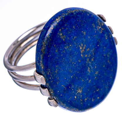 Lapis Lazuli Ring Size 6.25 (925 Sterling Silver) R145993