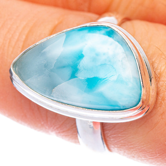 Larimar Ring Size 7.5 (925 Sterling Silver) R144710