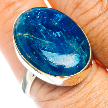 Apatite Ring Size 8.5 (German Silver)