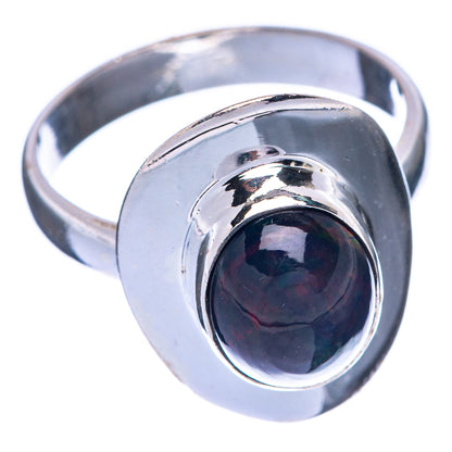 Black Opal Ring Size 7.5 (925 Sterling Silver) R144744