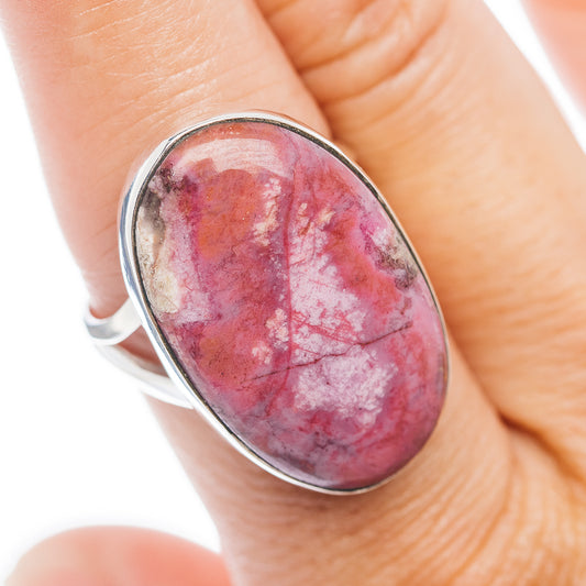 Premium Cobalto Calcite Ring Size 8.75 (.925 Sterling Silver)
