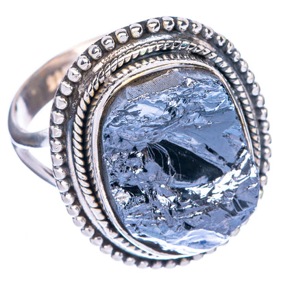 Raw Galena Ring Size 9 (925 Sterling Silver) R1306
