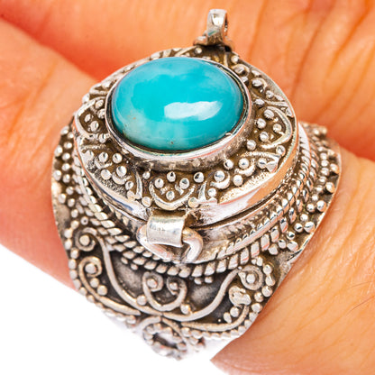 Poison Larimar Ring Size 6.5 (925 Sterling Silver) R1331