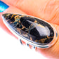 Large Mohave Black Onyx Ring Size 6 (925 Sterling Silver) RING140211