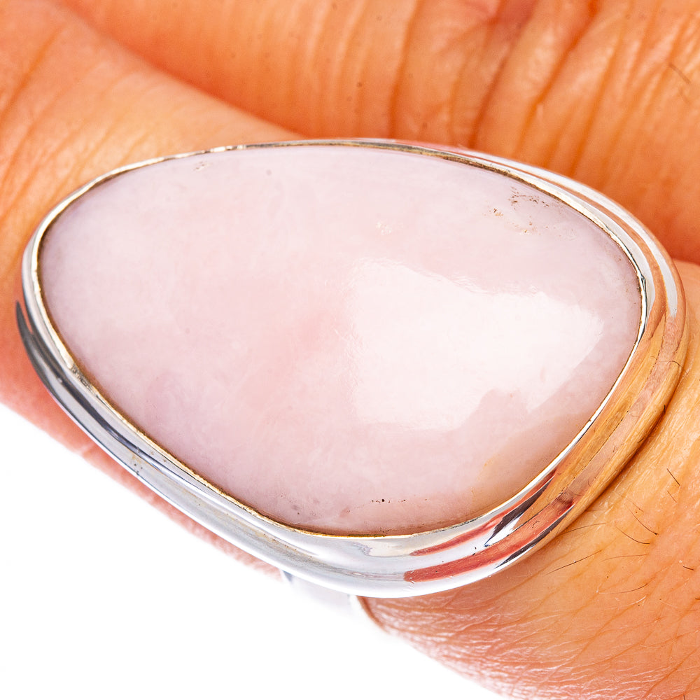 Pink Opal Ring Size 7.25 (925 Sterling Silver) R1395