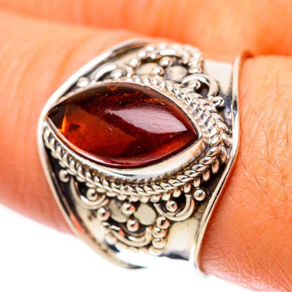 Baltic Amber Ring Size 8 (925 Sterling Silver) RING138776