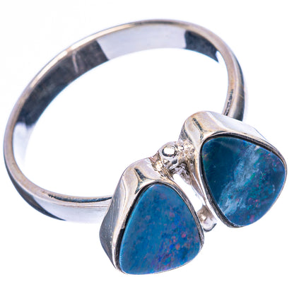 Rare Doublet Opal Ring Size 8.75 (925 Sterling Silver) R4406