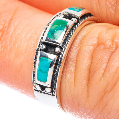 Rare Arizona Turquoise Ring Size 5.5 (925 Sterling Silver) R3397