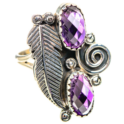 Faceted Amethyst Ring Size 7 (925 Sterling Silver) RING138550