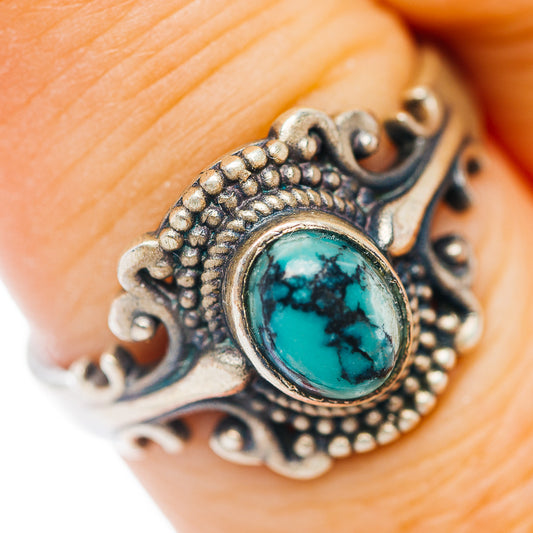 Mojave Turquoise Ring Size 8 (.925 Sterling Silver)