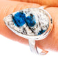 K2 Blue Azurite Ring Size 11.25 (925 Sterling Silver) R3370