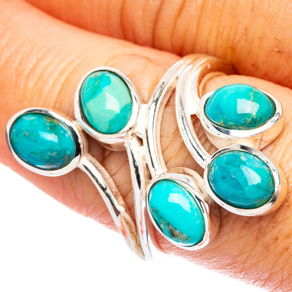 Rare Arizona Turquoise Ring Size 8.5 (925 Sterling Silver) R4722