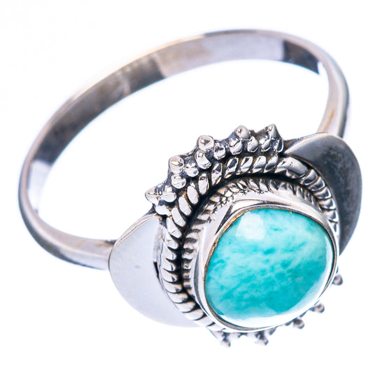 Larimar Ring Size 8.5 (925 Sterling Silver) R4432