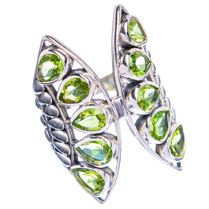 Large Peridot Ring Size 7.25 (925 Sterling Silver) R144356