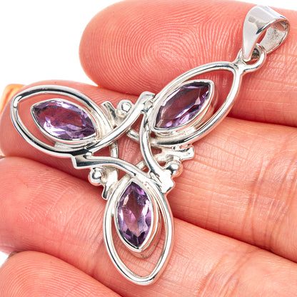Premium Faceted Citrine Pendant 1 1/2" (925 Sterling Silver) P41854
