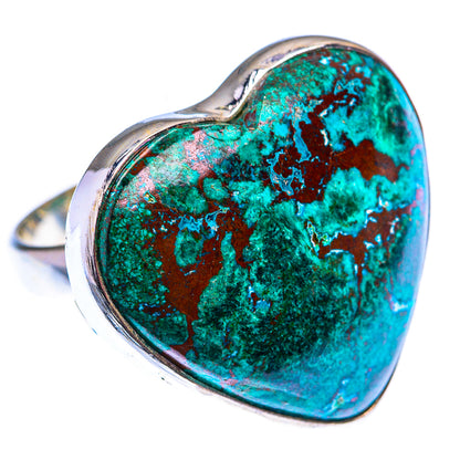 Large Chrysocolla Ring Size 8 (925 Sterling Silver) RING140272