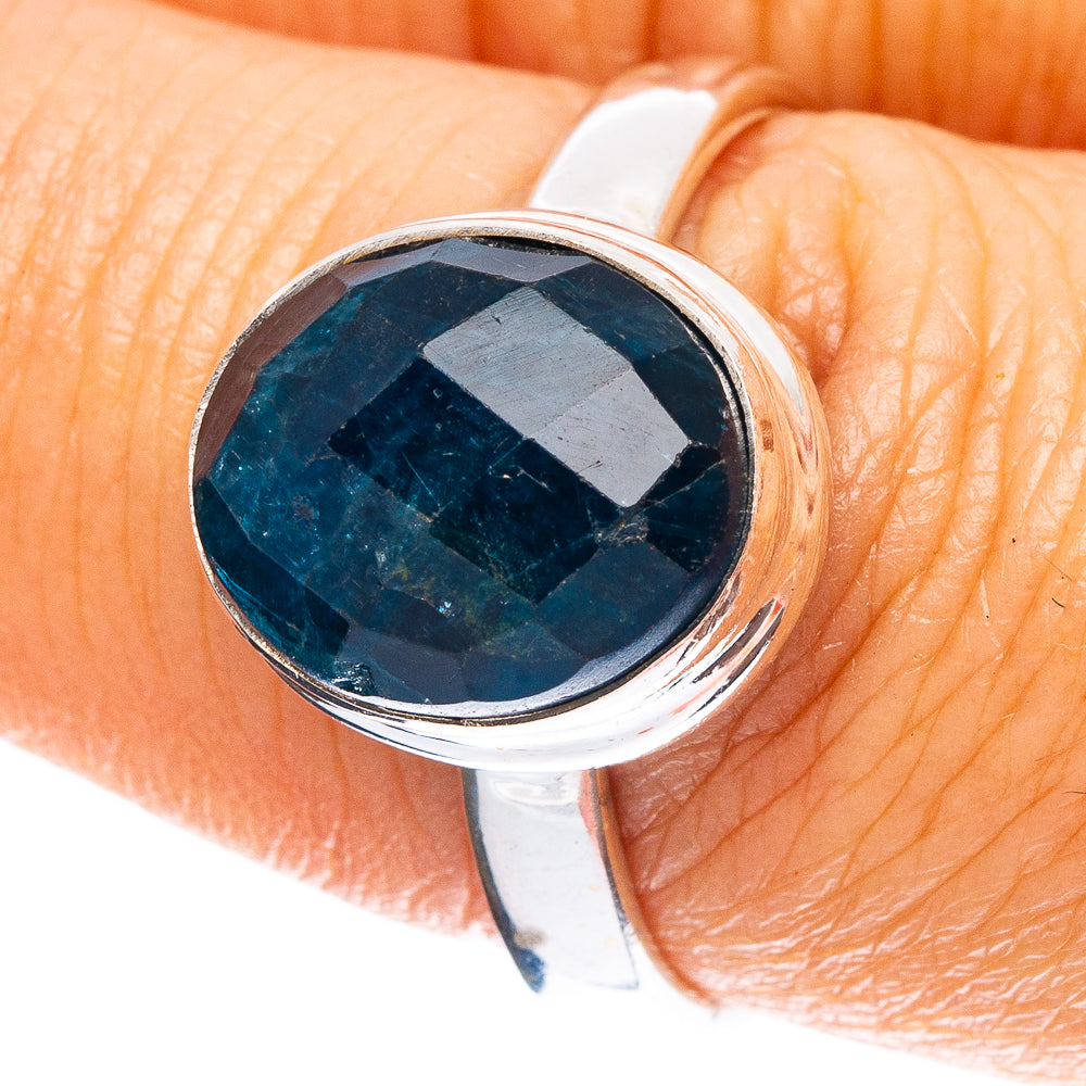 Rare Apatite Ring Size 8 (925 Sterling Silver) R5067