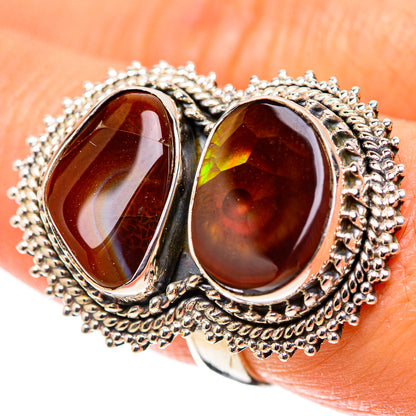 Mexican Fire Agate Ring Size 8 (925 Sterling Silver) RING138324