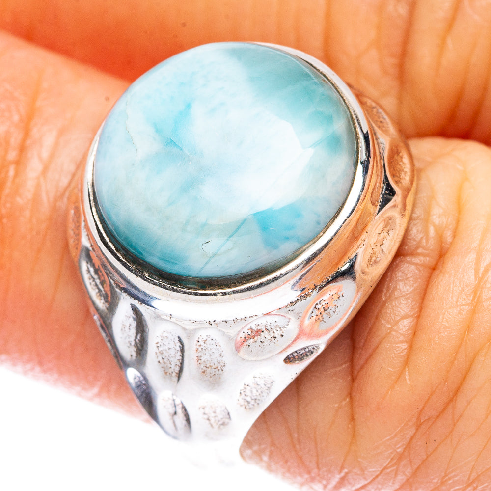 Larimar Ring Size 6.75 (925 Sterling Silver) R2372