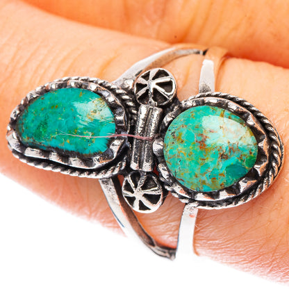 Rare Arizona Turquoise Ring Size 7.75 (925 Sterling Silver) R2249