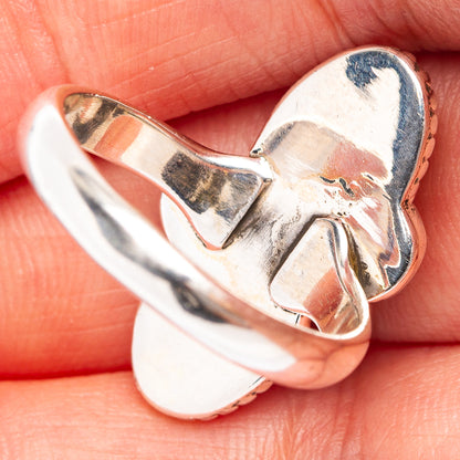 Pink Moonstone Ring Size 7 (.925 Sterling Silver)