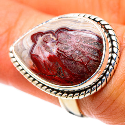 Crazy Lace Agate Ring Size 6.25 (925 Sterling Silver) RING138825