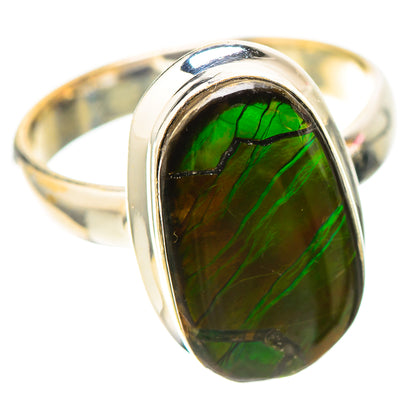 Ammolite Ring Size 8 (925 Sterling Silver) RING138861