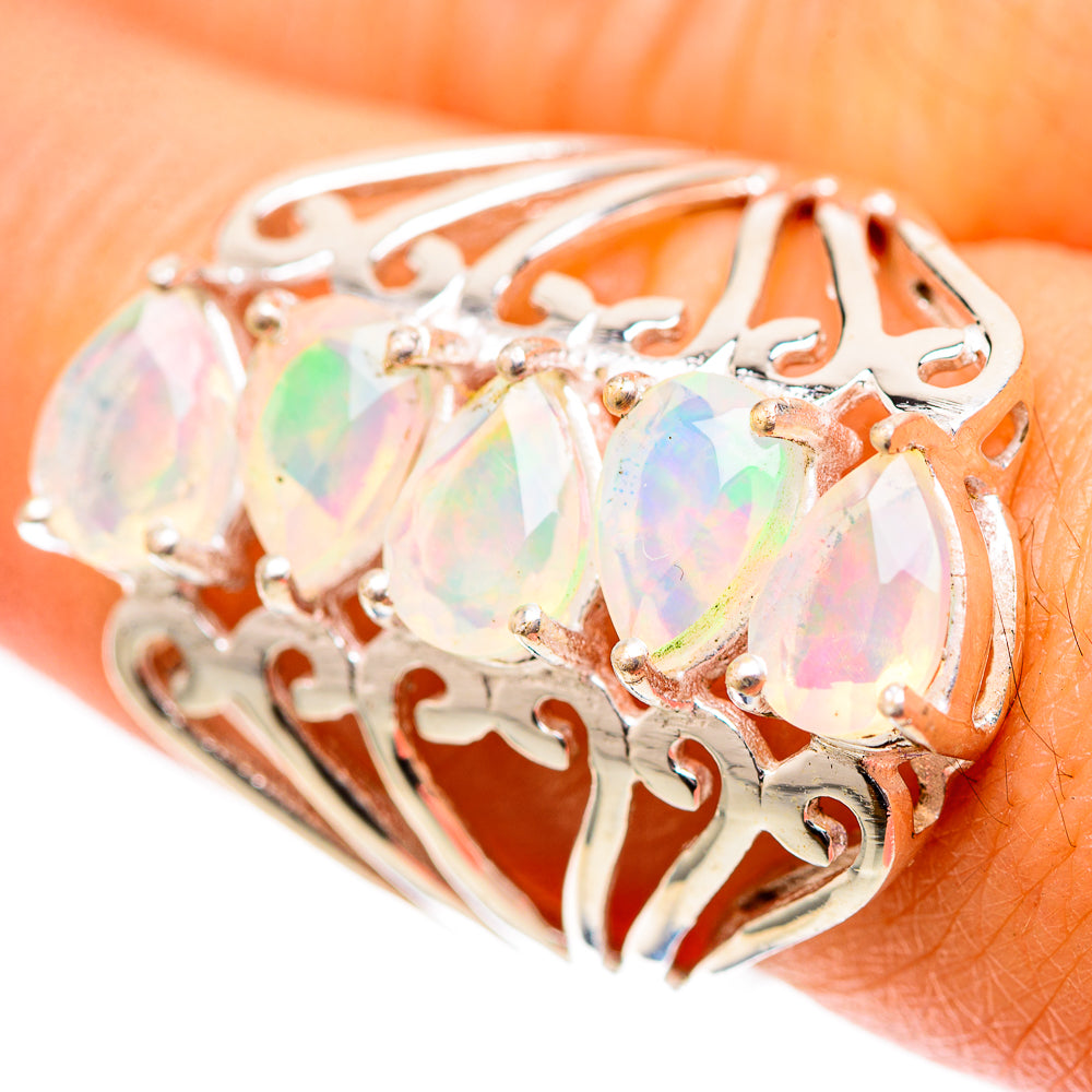 Ethiopian Opal Ring Size 7.5 (925 Sterling Silver) RING138976