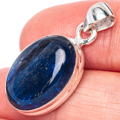 Kyanite 925 Sterling Silver Pendant 1 1/8" (925 Sterling Silver) P41876