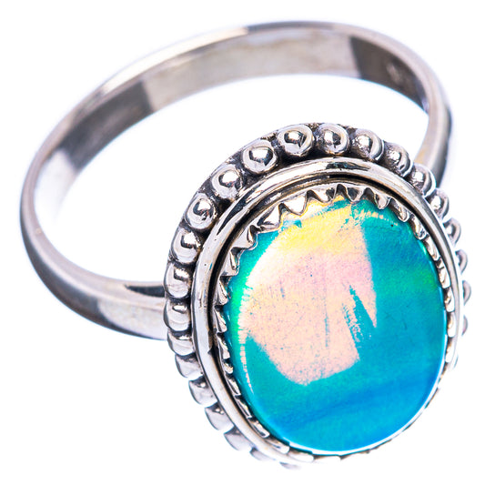Aura Opal Ring Size 7.75 (925 Sterling Silver) R4510