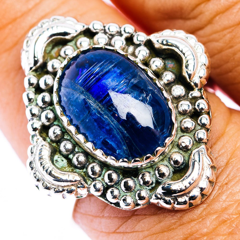 Kyanite Ring Size 8.75 (.925 Sterling Silver)
