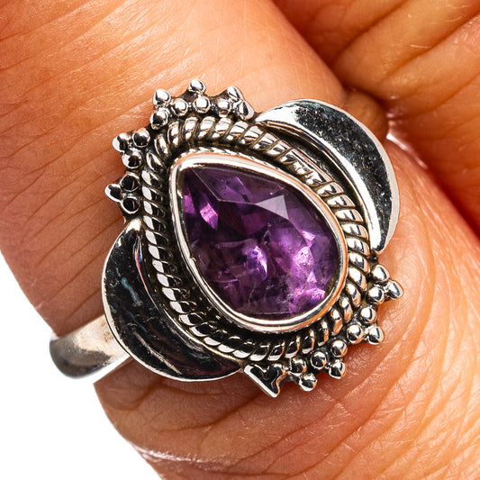 Amethyst Ring Size 7 (.925 Sterling Silver)