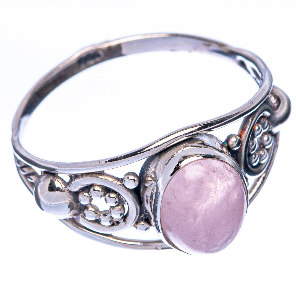 Rose Quartz Dainty Ring Size 9.25 (925 Sterling Silver) R144997
