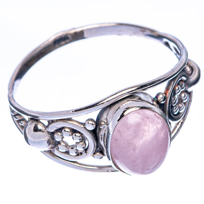 Rose Quartz Dainty Ring Size 9.25 (925 Sterling Silver) R144997