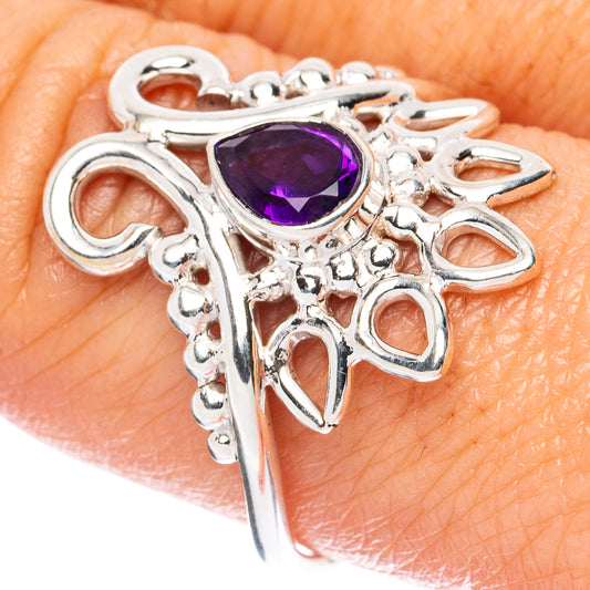 Premium Amethyst 925 Sterling Silver Ring Size 8.75 Ana Co R3587