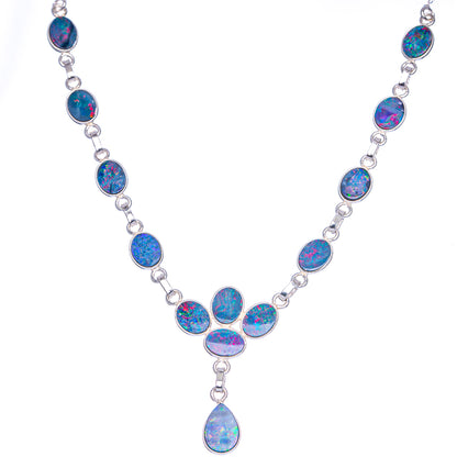 Ana Silver Co Doublet Opal Bracelet 7 To 8" (925 Sterling Silver) (925 Sterling Silver) N90097