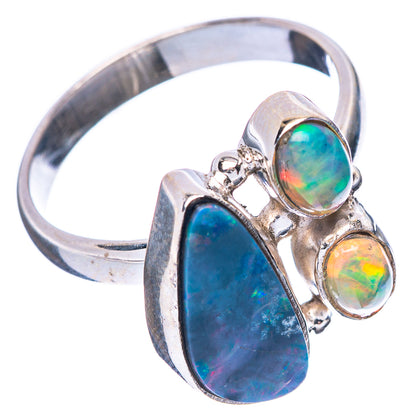 Rare Doublet Opal, Ethiopian Opal Ring Size 8.75 (925 Sterling Silver) R4287
