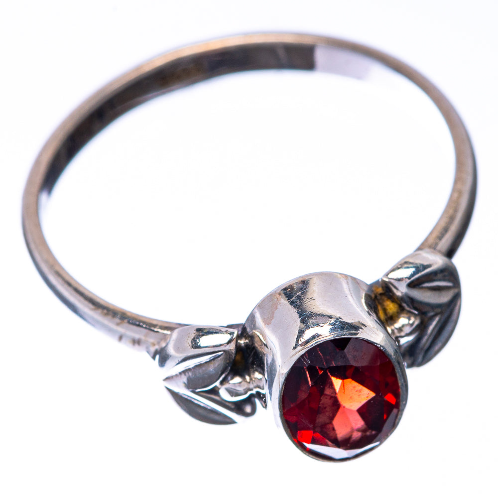 Garnet Dainty Ring Size 6.5 (925 Sterling Silver) R145225