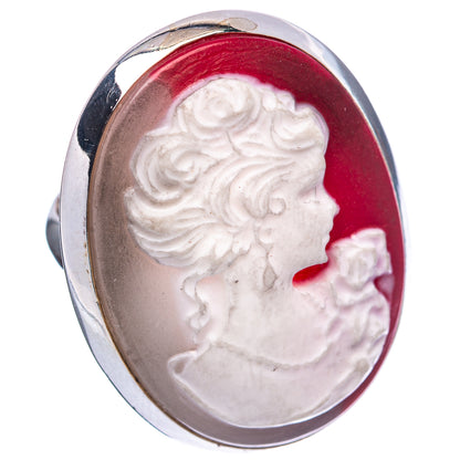 Cameo Composite Material Ring Size 5.75 (.925 Sterling Silver)