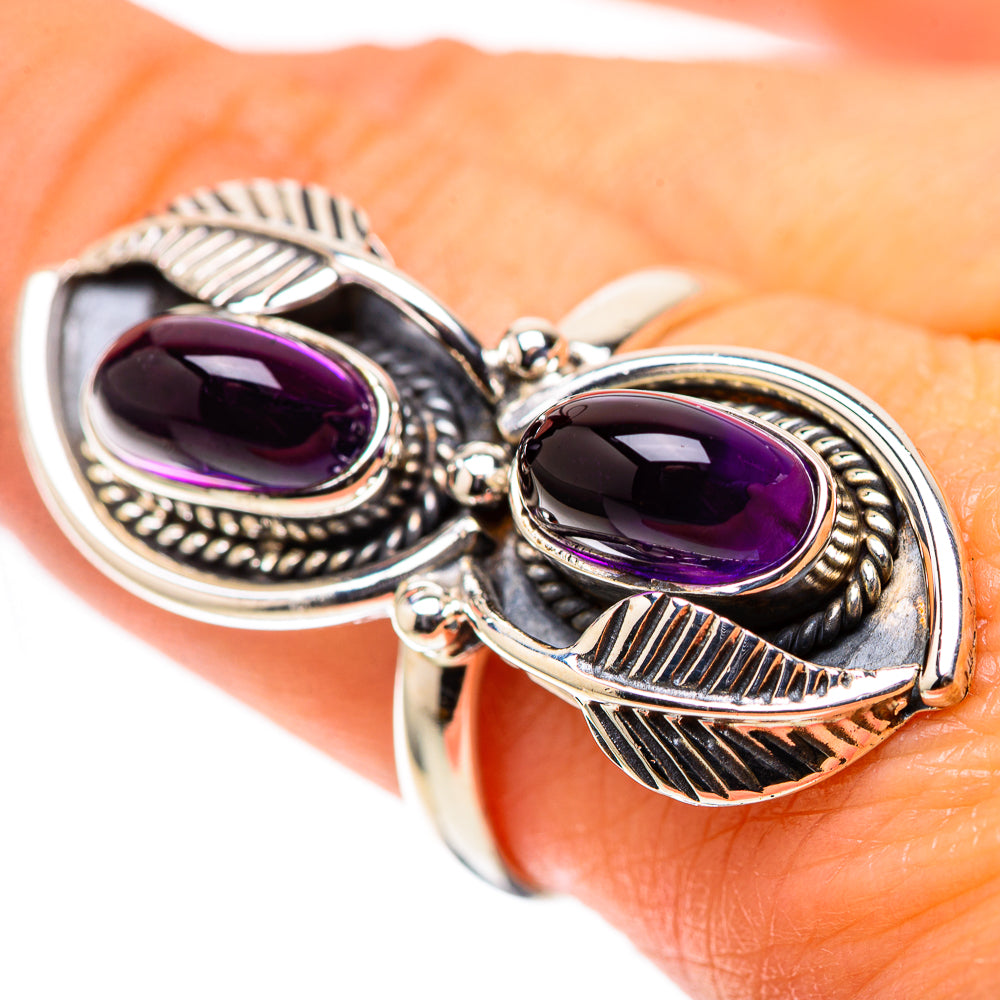Large Amethyst Ring Size 9 (925 Sterling Silver) RING138673