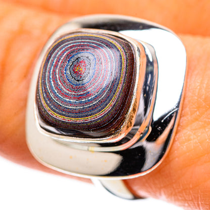 Fordite 925 Sterling Silver Ring Size 8 (925 Sterling Silver) RING139354